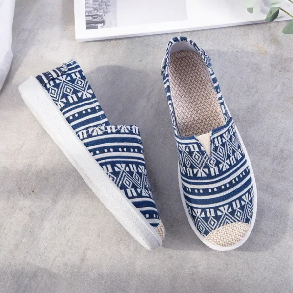 Zapatos de verano para mujer, zapatos planos transpirables de malla, Zapatillas ligeras cómodas para mujer, calcetines, mocasines sin cordones para mujer, Zapatillas para mujer - Imagen 30