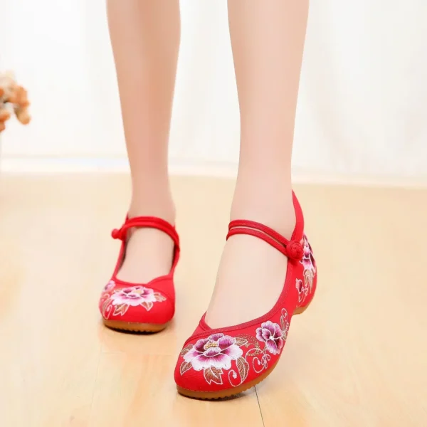 Zapatos informales para mujer, moda Vintage, elegante, estilo étnico, ropa de calle bordada, zapatos de mujer de estilo chino, novedad de verano - Imagen 31