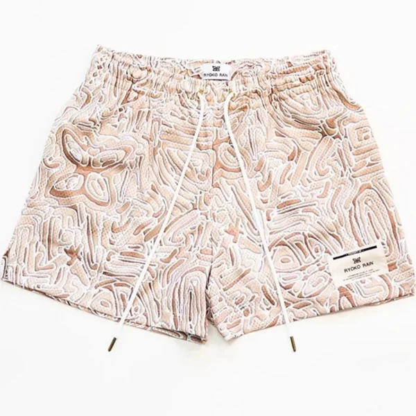Pantalones cortos informales de verano de malla Universal para hombres y mujeres, pantalones cortos deportivos de secado rápido, pantalones cortos transpirables con cordón estampado 3d para playa - Imagen 12