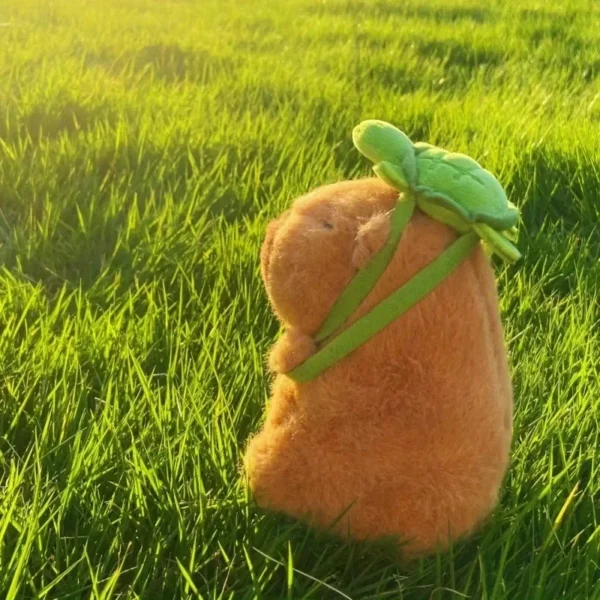 Capybara, juguete de peluche, muñeca de tela, muñeca bonita de Capibara, juguete esponjoso de Anime, muñeco de peluche de capibara suave ﻿Simulación de patatas fritas - Imagen 3