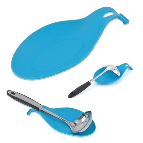 Gadgets de silicona multiusos, soporte para tapete de descanso de cuchara para vajilla, suministros de utensilios de cocina, accesorios - Imagen 4