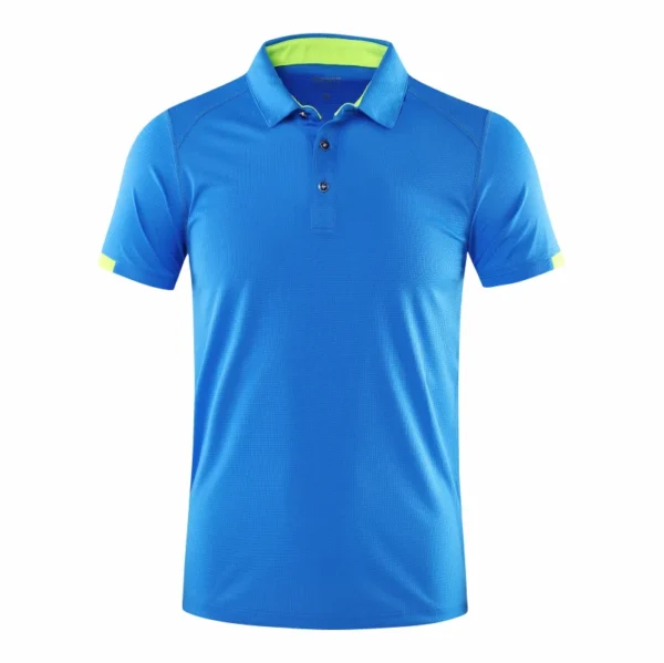 Camisa POLO de manga corta traje de ciclismo traje de fitness para hombres Deportes casuales solapa de secado rápido - Imagen 12