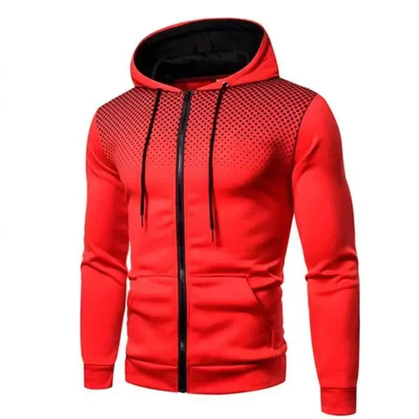 Chaqueta con capucha para hombre, ropa de calle, sudaderas de manga larga, jersey con capucha y cremallera, ropa deportiva para hombre, ropa de calle 2024 - Imagen 10