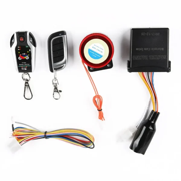 Sistema de alarma de seguridad antirrobo para motocicleta bidireccional, alarma de vibración antirrobo para patinete, arranque remoto del motor, bloqueo automático de 5 metros - Imagen 10