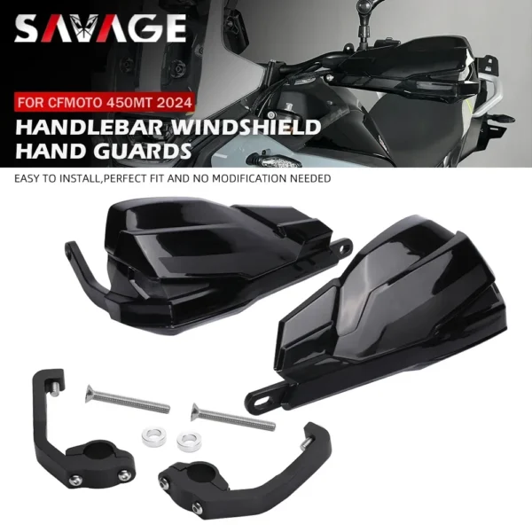 Protectores de mano elevados Protector de palanca de embrague de freno Para CFMOTO 450MT 2024 Protector de manillar CF-Moto IBEX 450 MT MT450