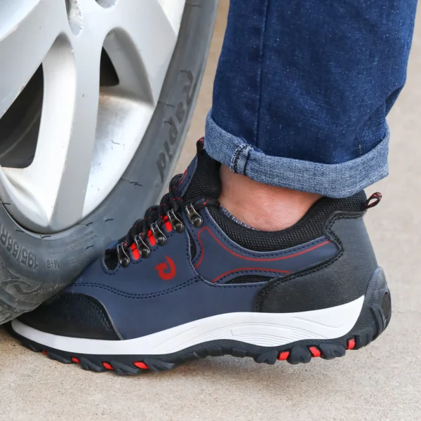 Zapatos con puntera de acero para hombre, botas de trabajo, zapatos de seguridad para el trabajo a prueba de pinchazos, zapatos de trabajo protectores, calzado masculino, zapatillas de seguridad - Imagen 2