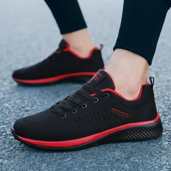 Zapatillas de correr para hombre, zapatos deportivos ligeros para caminar, zapatos informales transpirables de malla clásica, mocasines de moda para hombre, zapatillas de deporte para hombre - Imagen 2