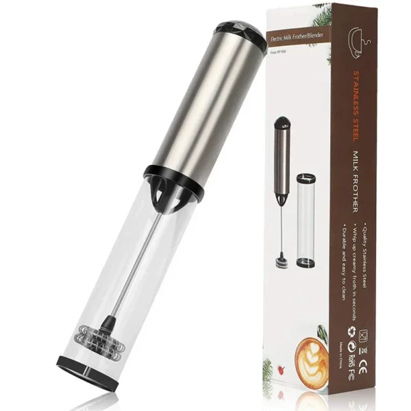 Batidor de leche eléctrico, batidor de café de mano, batidor de huevos, batidor de leche para el hogar, herramientas para batir Foy home - Imagen 7