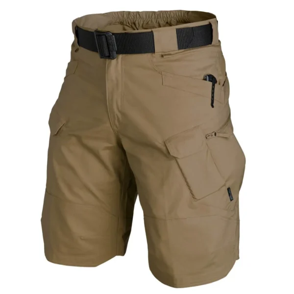 Pantalones cortos militares urbanos para hombre, pantalones cortos tácticos de carga impermeables, pantalones cortos transpirables de camuflaje para exteriores de secado rápido, pantalones cortos informales de verano - Imagen 3