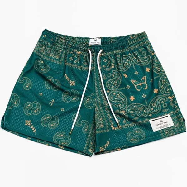 Pantalones cortos informales de verano de malla Universal para hombres y mujeres, pantalones cortos deportivos de secado rápido, pantalones cortos transpirables con cordón estampado 3d para playa - Imagen 13