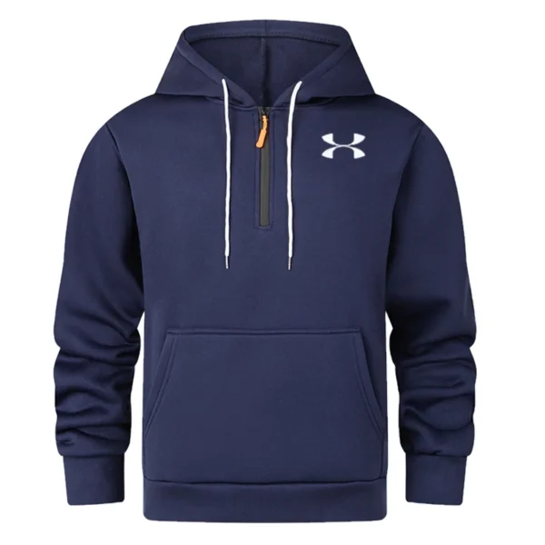 Sudadera con capucha para hombre, jersey deportivo informal, Sudadera con capucha de manga larga con cremallera Harajuku, abrigo holgado con bolsillo - Imagen 2