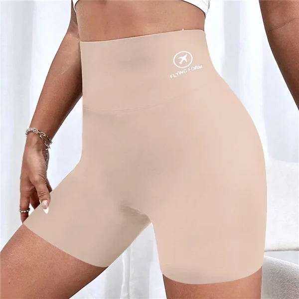 Pantalones cortos deportivos de Yoga para mujer, pantalones cortos de Fitness de cintura alta, ropa de calle informal, pantalones cortos ajustados para mujer, pantalones de entrenamiento - Imagen 9