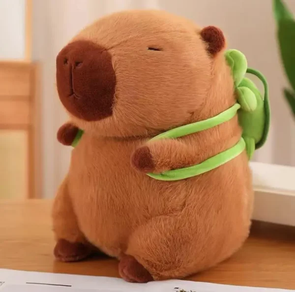 Capybara, juguete de peluche, muñeca de tela, muñeca bonita de Capibara, juguete esponjoso de Anime, muñeco de peluche de capibara suave ﻿Simulación de patatas fritas - Imagen 5