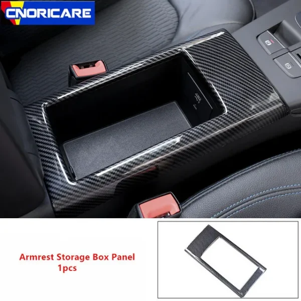 Consola central tablero pegatinas tiras fibra de carbono decoración de puerta de coche cubierta embellecedora accesorios de Interior de coche Para Audi A3 8V S3 - Imagen 7