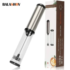 Batidor de leche eléctrico, batidor de café de mano, batidor de huevos, batidor de leche para el hogar, herramientas para batir Foy home