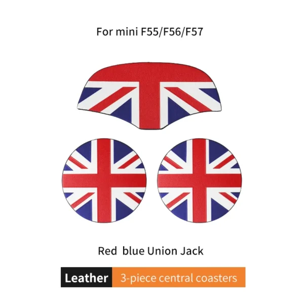 Posavasos, taza de coche, Union Jack-cojín de café, protección de ranura de almacenamiento, alfombrilla antideslizante para MINI Cooper F55 F56 F54 F60, accesorios - Imagen 25