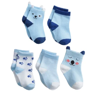 10 pares de calcetines para bebés recién nacidos, niños y niñas de 0 a 3 años, calcetines suaves de algodón con dibujos de animales y dibujos animados para niños, novedad de 2025