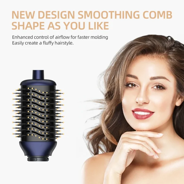 Rizador de pelo, secador de pelo, peine caliente, secador de pelo de 1300W, rizador profesional, alisador de pelo, herramienta de estilismo Airwrap - Imagen 6