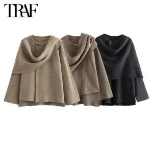 Abrigos de invierno de felpa para mujer bufanda asimétrica chaqueta de entretiempo para mujer Parkas Abrigo acolchado de manga larga chaqueta de mujer