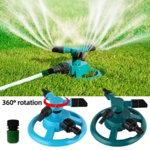 Sistema de aspersores de agua para césped y jardín, giratorio automático de 360 grados, boquilla giratoria de acoplamiento rápido, suministros de riego para jardín