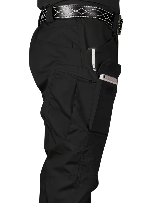Pantalones tácticos multifuncionales para exteriores para hombre, pantalones deportivos para senderismo al aire libre con múltiples bolsillos, repelentes al agua y resistentes al desgaste - Imagen 2