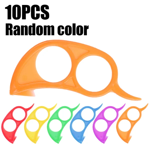 Peladores de frutas y naranjas, rebanador de naranjas y limón multifuncional creativo, fácil abridor, cuchillo para cítricos, utensilios de cocina para el hogar, 1-30 Uds. - Imagen 8