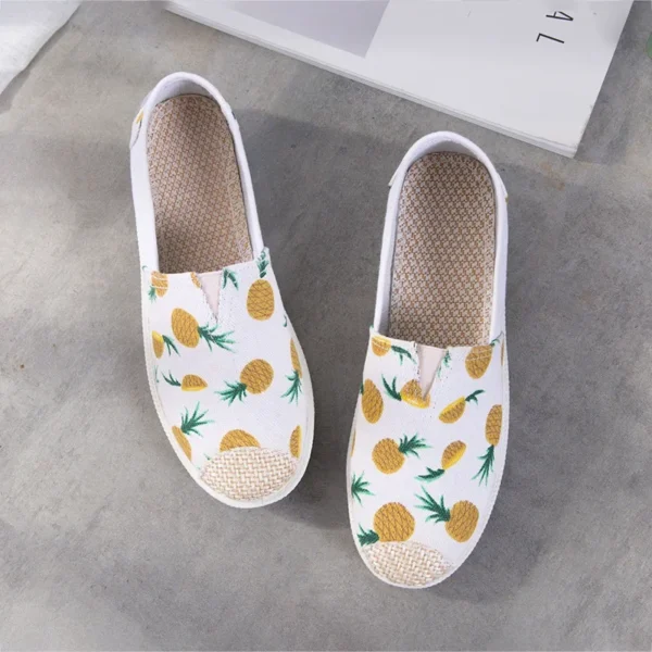 Zapatos de verano para mujer, zapatos planos transpirables de malla, Zapatillas ligeras cómodas para mujer, calcetines, mocasines sin cordones para mujer, Zapatillas para mujer - Imagen 10