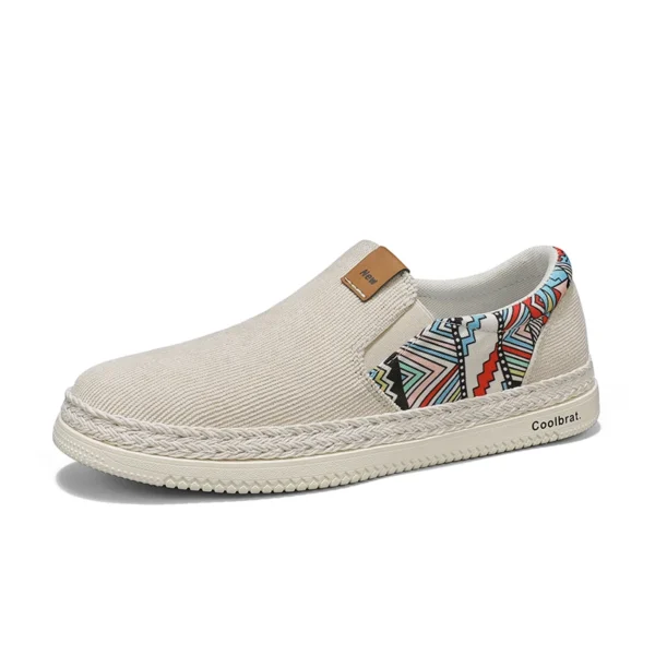 Zapatos planos de lona para hombre, mocasines de tela de lino de pescador, zapatillas de deporte de verano para hombre, zapatos de nuevo estilo, zapatillas de deporte, zapatos casuales para hombre - Imagen 7