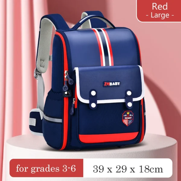Mochila de escuela primaria de estilo británico, mochila ligera para niño, mochila de escuela primaria, bolso para niños para niñas, protección de la columna vertebral para niños - Imagen 8