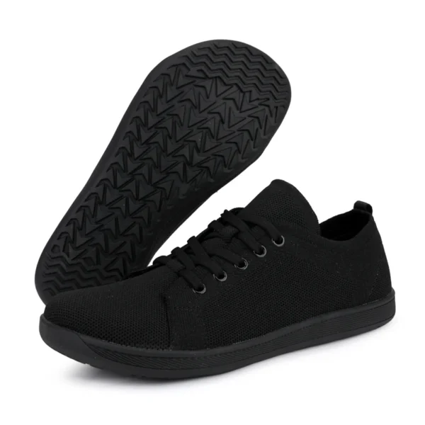 Zapatos descalzos con punta ancha para hombre y mujer, zapatillas minimalistas para caminar |   Suela caída cero |   Malla transpirable - Imagen 3