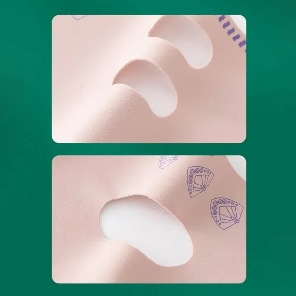 Vendaje adelgazante para mejillas y mentón, máscara moldeadora en V, estiramiento facial, banda antiarrugas, mascarilla para dormir, belleza y salud - Imagen 4