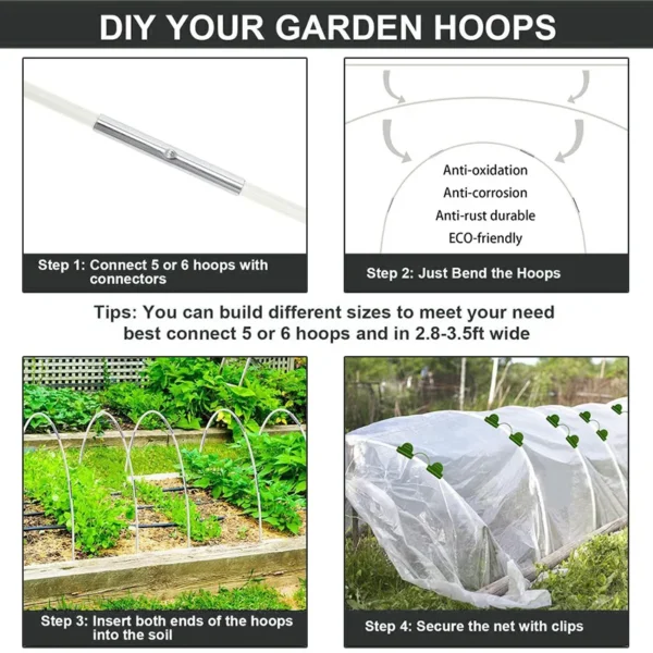 Cubierta cálida para plantas, frutas y verduras no tejidas, red protectora anticongelante, tela para plantas de jardín, anticongelante contra el frío - Imagen 5