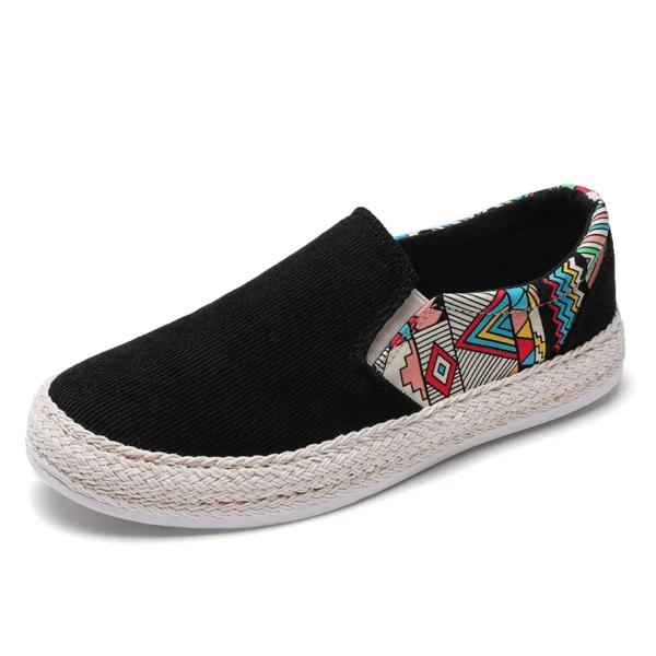 Zapatos planos de lona para hombre, mocasines de tela de lino de pescador, zapatillas de deporte de verano para hombre, zapatos de nuevo estilo, zapatillas de deporte, zapatos casuales para hombre - Imagen 9