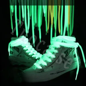 Cordones luminosos para hombres y mujeres, zapatos deportivos, cordones para corredor, cordones que brillan en la oscuridad, cordones clásicos nocturnos, cordones reflectantes para zapatos