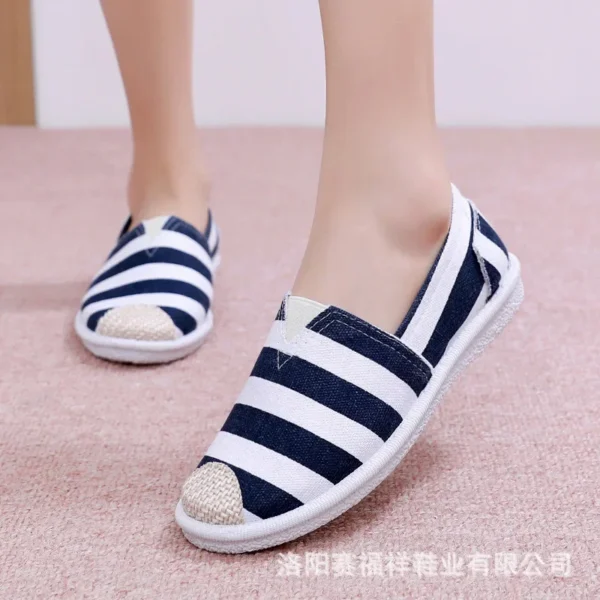 Zapatos de verano para mujer, zapatos planos transpirables de malla, Zapatillas ligeras cómodas para mujer, calcetines, mocasines sin cordones para mujer, Zapatillas para mujer - Imagen 7