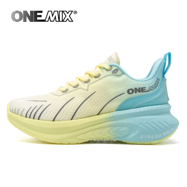 Zapatillas blancas para correr en carretera para hombre, zapatillas deportivas con cojín de aire para exteriores, zapatillas deportivas para hombre, zapatos para correr de verano, calzado para mujer - Imagen 12