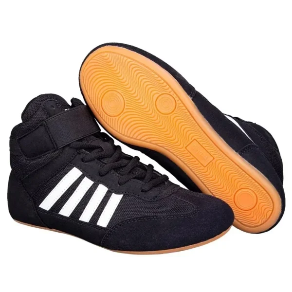 Zapatos de boxeo para hombres, mujeres y niños, suela de goma, zapatos de lucha transpirables, zapatos de disfraz de lucha libre para mujeres - Imagen 10