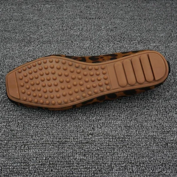 Zapatos de primavera y verano para mujer, bailarinas planas con lazo, zapatos de marca para mujer, talla grande 42, leopardo DX295 - Imagen 5
