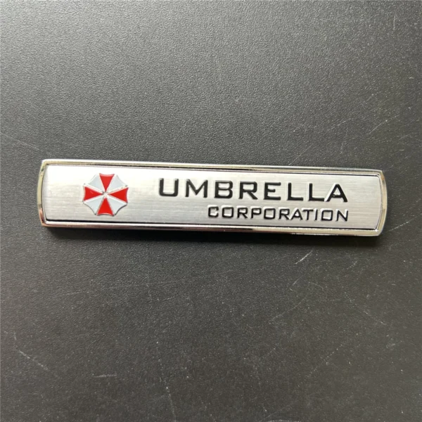 Pegatinas para coche Paraguas de aleación de aluminio 3D para coche, 1 piezas, calcomanías, emblema, decoraciones, insignia, accesorios para coche - Imagen 4