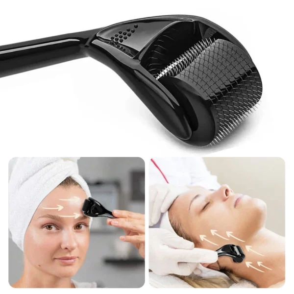 Rodillo Derma 540, aguja para el cuidado de la piel, Micro Dermaroller, rodillo Derma profesional para el crecimiento del cabello, rodillo de belleza Facial para el crecimiento de la barba - Imagen 4