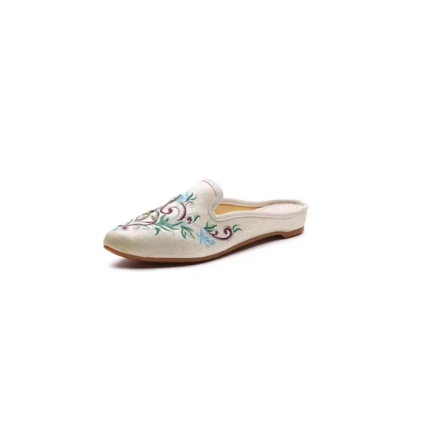 Zapatillas Harajuku de estilo chino para mujer, zapatos informales a la moda con bordado Vintage, ropa de calle de estilo étnico - Imagen 3