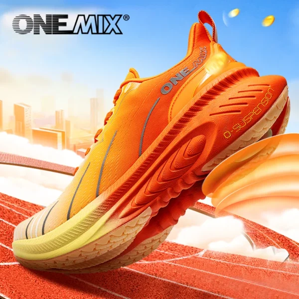 Zapatillas de correr para hombre, zapatillas deportivas antideslizantes  ¡Novedad de ONEMIX! - Imagen 2