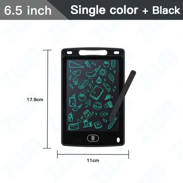Tablero de dibujo LCD de 6,5/8,5/10/12 pulgadas, tableta de escritura, pizarra mágica de dígitos, herramienta de pintura artística, juguetes para niños, juego mental, regalo para niños - Imagen 23