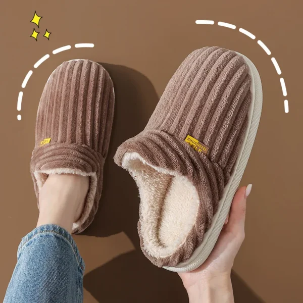 Botas cálidas súper suaves para mujer, forro de piel de felpa para exteriores, zapatos para el hogar, botas de nieve clásicas y cómodas para mujer - Imagen 12