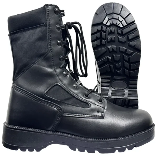 Botas de combate tácticas de cuero para hombre, botas de desierto para senderismo al aire libre, botines transpirables para hombre - Imagen 2