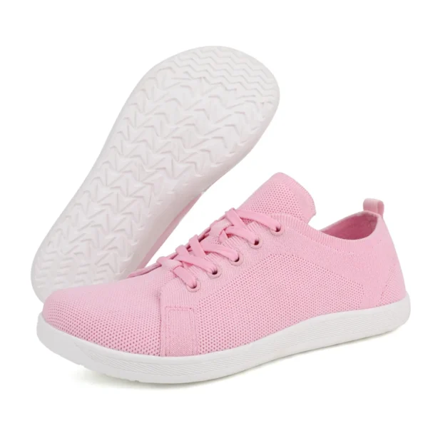 Zapatos descalzos con punta ancha para hombre y mujer, zapatillas minimalistas para caminar |   Suela caída cero |   Malla transpirable - Imagen 7