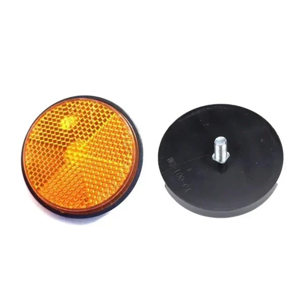 Reflector Circular para motocicleta, vehículo eléctrico, bicicleta, impermeable, a prueba de polvo, Reflector de advertencia nocturna, fijación de tornillo Hexagonal de 6mm - Imagen 9