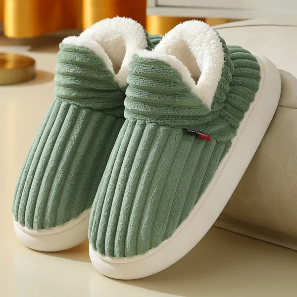 Botas cálidas súper suaves para mujer, forro de piel de felpa para exteriores, zapatos para el hogar, botas de nieve clásicas y cómodas para mujer - Imagen 15