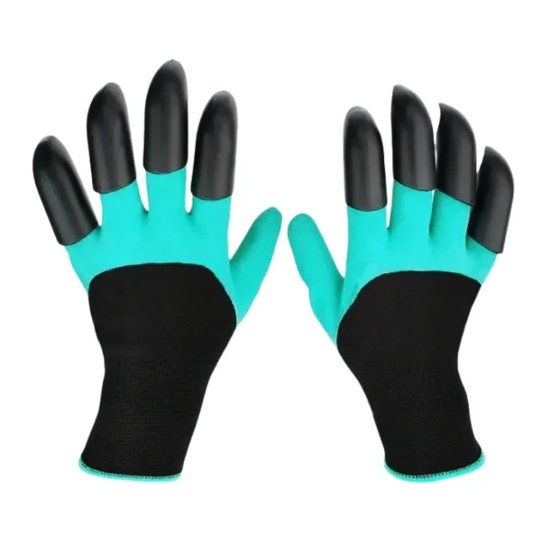 Guantes hortícolas con garras, guantes de excavación para jardín, vegetales, flores, jardín, plantación, guantes protectores de látex resistentes a puñaladas - Imagen 7