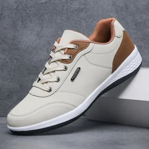 Zapatos de hombre primavera otoño zapatillas impermeables para caminar ocio zapatos deportivos de cuero para hombre calzado antideslizante tenis para hombres
